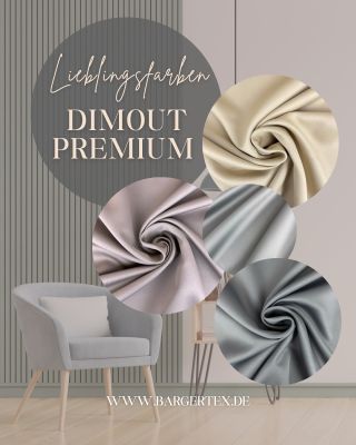 Perfekt für stilvolle und praktische Vorhänge – das Verdunkelungsmaterial Dimout Premium verhindert zuverlässig das...