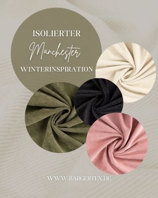 Wir präsentieren Ihnen unsere Neuheit – den gefütterten Manchester Cordstoff Sherpa mit Lycra.🧵 Cord Sherpa ist ein...